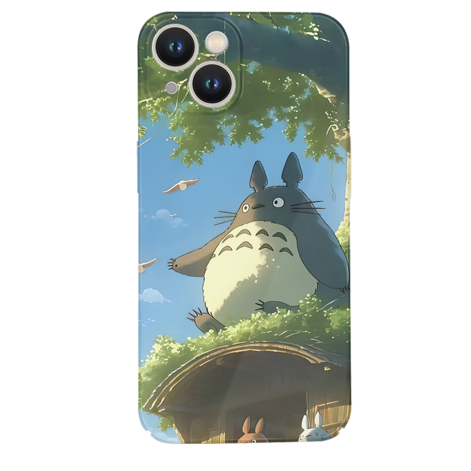 （画像用） となりのトトロ 草壁メイ 草壁サツキ My Neighbor Totoro Satsuki Kusakabe Mei Kusakabe 【iPhone 14シリーズ対応】ハードケース